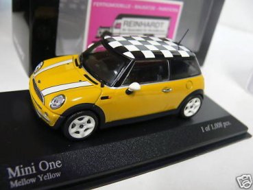 1/43 Minichamps Mini One 2001 gelb