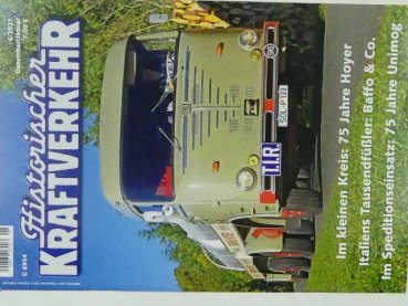 Historischer Kraftverkehr 2021 6 Dezember/Januar