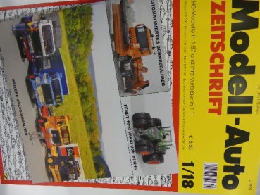 Modell Auto Zeitschrift MAZ 2018/1 Januar 2018