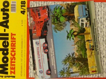 Modell Auto Zeitschrift MAZ 2018/4 April 2018