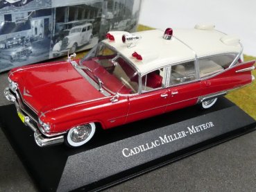 1/43 Atlas Cadillac Miller-Meteor Ambulance Collection Ambulanz Krankenwagen