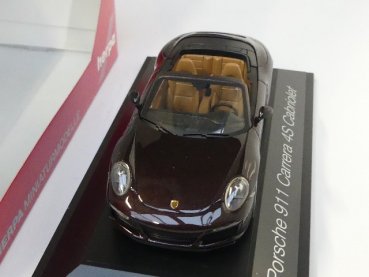 1/43 Herpa Porsche 911 Carrera 4S Cabriolet mahagonimetallic SONDERPREIS 29,90 €