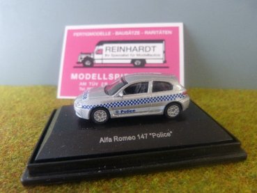 1/87 Schuco Alfa Romeo 147 Police ohne Umverpackung