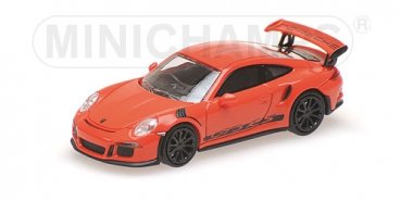 1/87 Minichamps PORSCHE 911 GT3 RS – 2013 – ORANGE W/ STRIPES 870063226