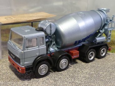1/87 Herpa IVECO Turbo Betonmischer 4achs eisblau IAA87 #784