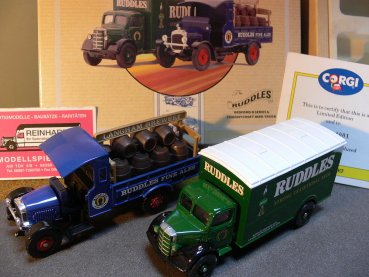 1/50 Corgi Bedford O Series + Thornycroft Beer Truck Ruddles 97752