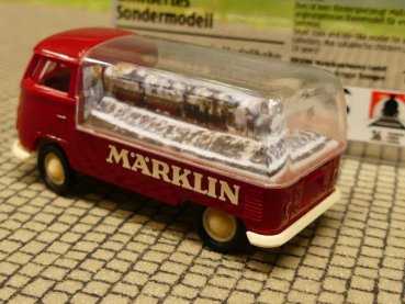 Preview: 1/87 Brekina # 2066 VW T1b Märklin, Modellbahn Präsentation, mit Glaskuppel