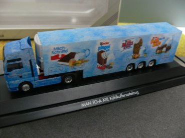 1/87 Herpa MAN TGA XXL Schober Transport Ferrero Kinder Kühlkoffer-SZ 120296