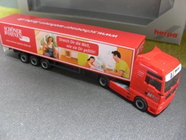 1/87 Herpa MAN TGA KOFFER-SZ BKV Logistik Schöner wohnen E