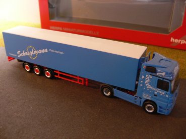 1/87 Herpa 154741 MB Actros LH Schreglmann Schubboden-Sattelzug