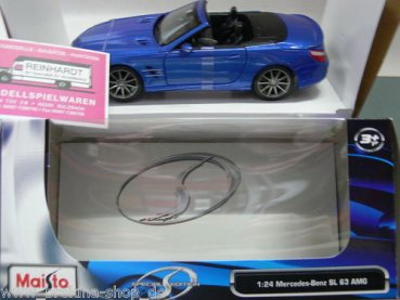 1/24 Maisto MB SL 63 AMG Cabriolet blaumetallic 31503*