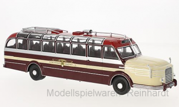 1/43 IXO Krupp Titan 080 dunkelrot beige BUS010