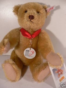 ST 105 Steiff Geburtstags Teddybär 100 Jahre Steiff Teddybären  27cm 671036