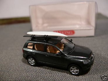 1/87 Wiking VW Touareg m. Surfbrett grünmetallic 60/02