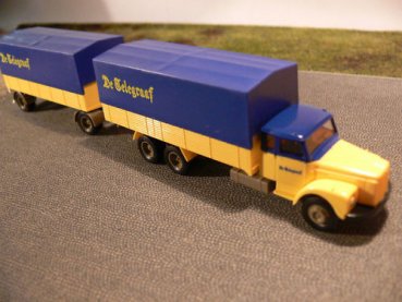 1/87 Epoche Scania De Telegraaf Niederlande NL Hängerzug 12028