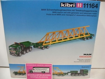 1/87 Kibri MAN Scheuerle Schwerlastzug Teleskop 51164