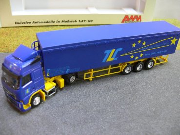 1/87 AWM Volvo FH12 TLC Transport-Logistik-Center Planen-Sattelzug 73884