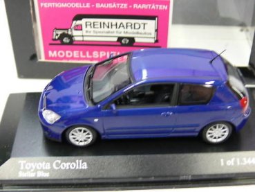 1/43 Minichamps Toyota Corolla 2tür. 2001 blaumetallic