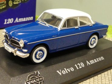 1/43 Volvo 120 Amazon dunkelblau Dach weiß 8506002