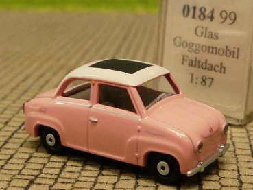 1/87 Wiking Glas Goggomobil rosa mit Faltdach 0184 99 SONDERPREIS 6.99