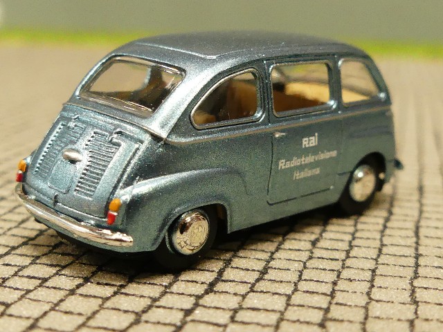 Modellspielwaren Reinhardt - 1/87 Brekina Fiat Multipla RAI Italien 22462  in Faltbox