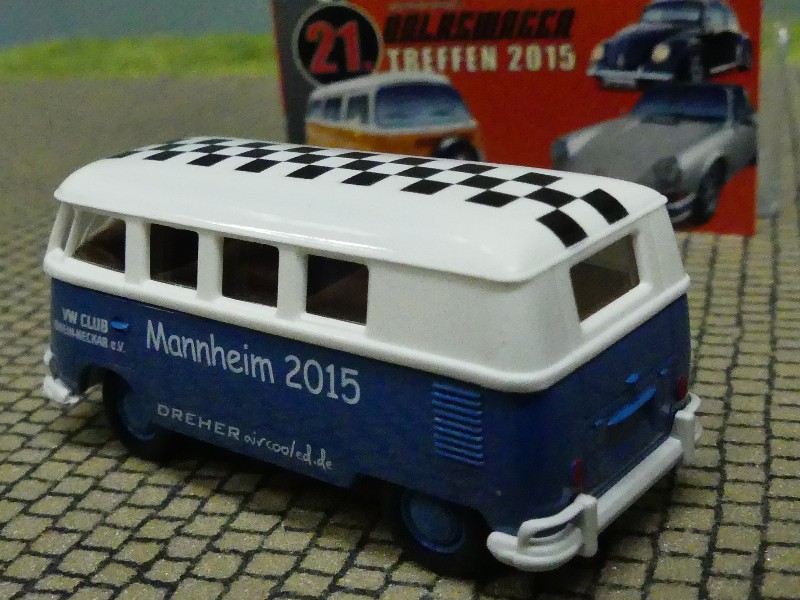 1/87 Brekina # 1733 VW T1 b Flughafen München Modellbahn 2015 