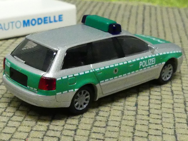 Rietze H0 50670 AUDI A6 Avant Polizei Weiß Grün OVP HO 1:87 box 