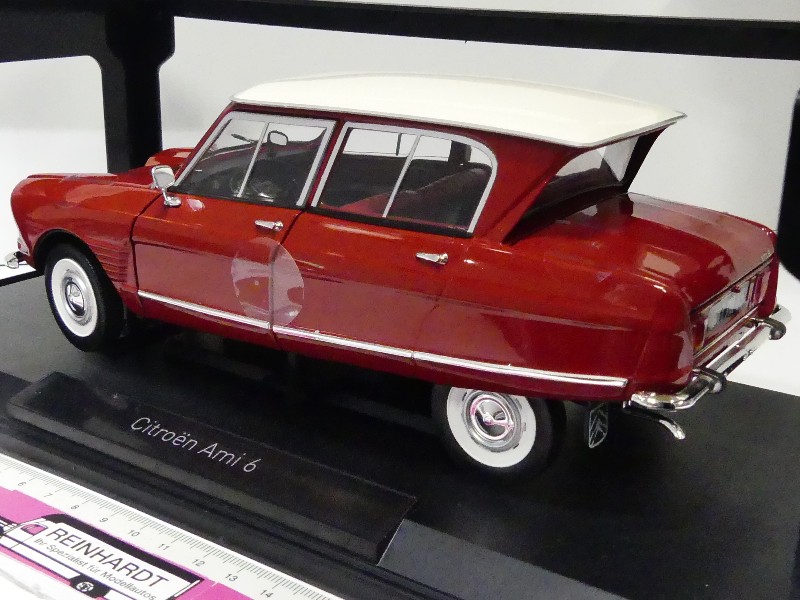 Citroën Ami 6 Club 1968 Corsaire Red 1:18