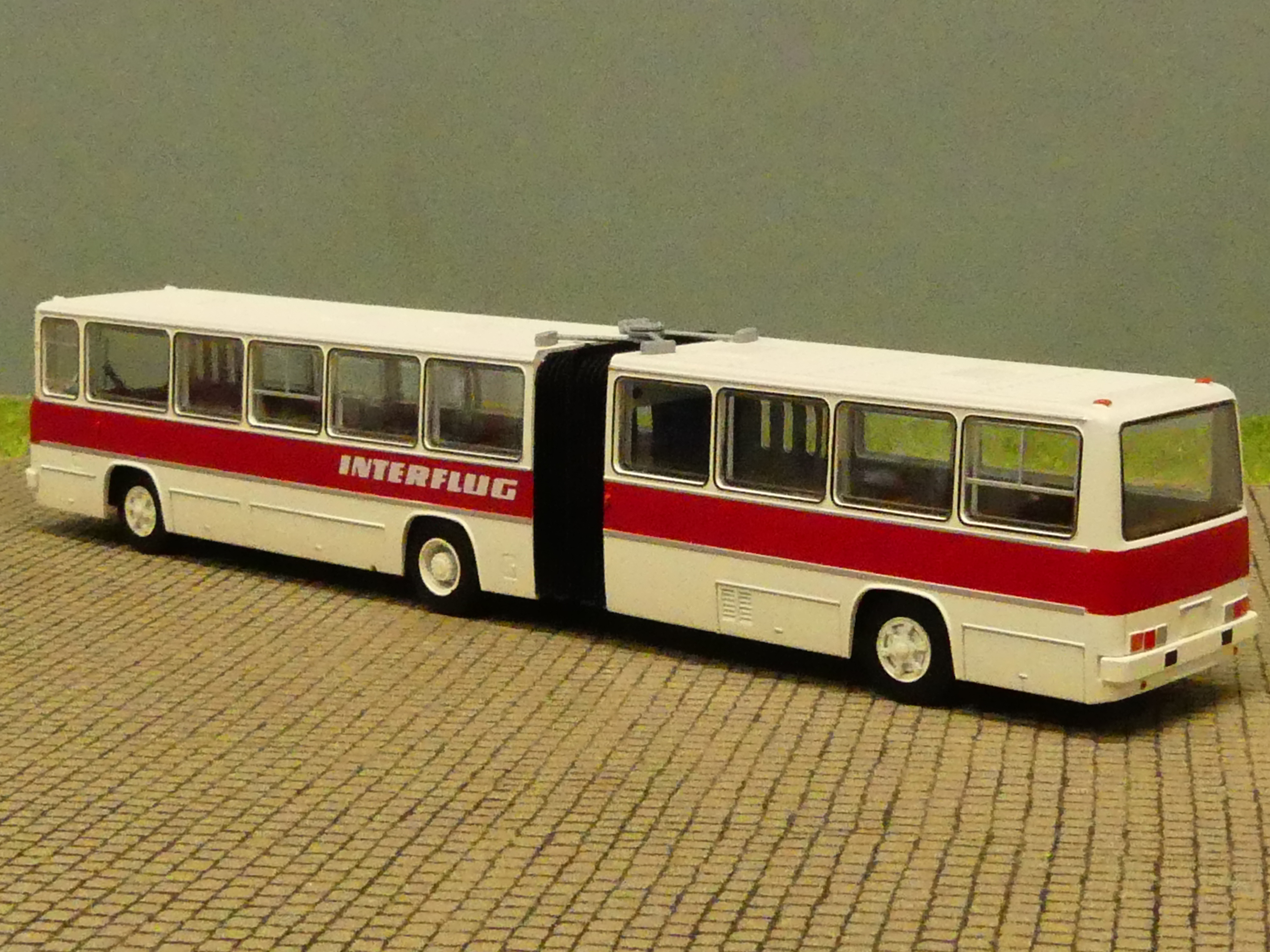 Brekina Ikarus 280.03 Bus 1972 white blue 59761