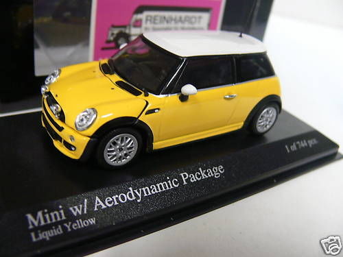 Minichamps 1:43 MINI ONE Aero Package-Yellow 