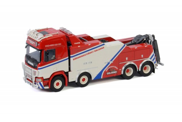 1/50 WSI SCANIA R HIGHLINE CR20H 8X4 FALKOM - 4 AXLE Dalarna 01-3009