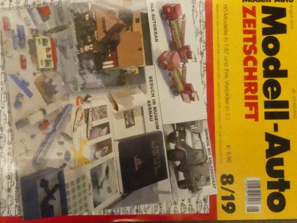 Modell Auto Zeitschrift MAZ 2019/8 August 2019