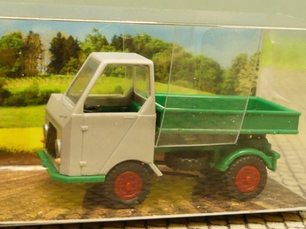 1/87 Busch Mehlhose Multicar M22 Kipperpritsche grau/grün 210 003605