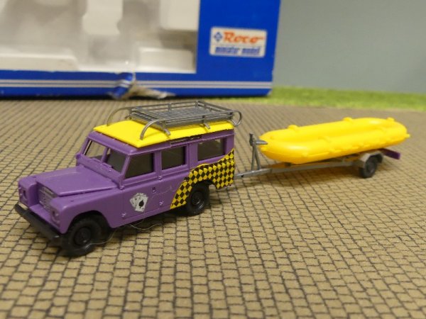 1/87 Roco Land Rover + Anhänger 1721