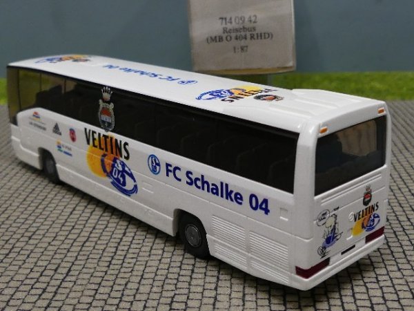 1/87 Wiking MB O 404 RHD FC Schalke 04 #714 09