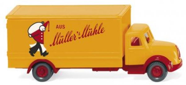 1/160 Wiking N-Spur Magirus Koffer LKW Müller's Mühle 0949 05