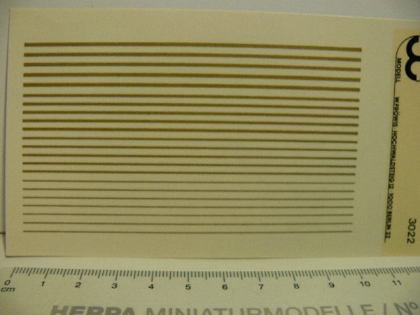 1/87 Decals Fröwis Zierstreifen gold 3022