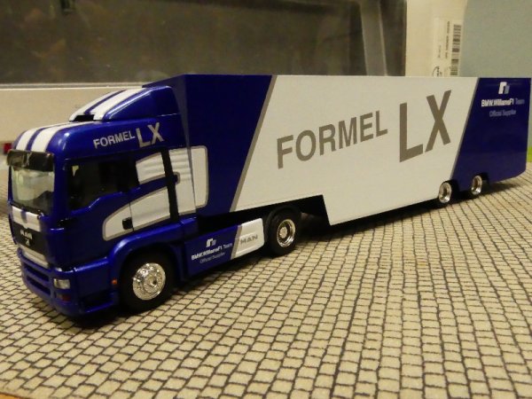 1/87 Herpa MAN TGA BMW Williams F1 Team Formel LX