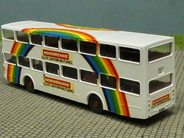 1/87 MAN SD 200 BVG Berlin - Nordmende Gute Unterhaltung - Umbau mit Decal gefertigt