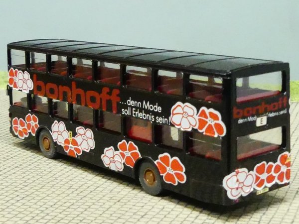 1/87 MAN SD 200 BVG Berlin - Bonhoff ...denn Mode soll Erlebnis sein - mit Decals gefertigt