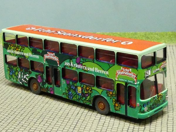 1/87 MAN SD 200 BVG Berlin - Echt Stonsdorfer aus Kräutern und Beeren - mit Decal gefertigt