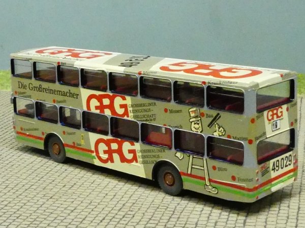 1/87 MAN SD 200 BVG Berlin - GRG Die Großreinemacher - mit Decal gefertigt