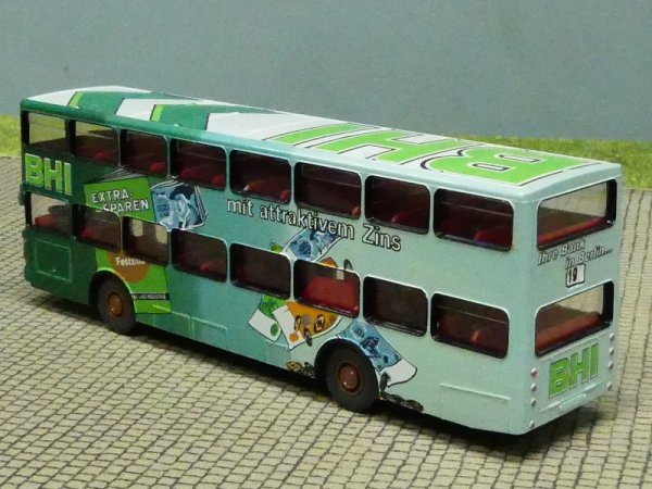 1/87 MAN SD 200 BVG Berlin - BHI Extra Sparen mit attraktivem Zins - mit Decal gefertigt
