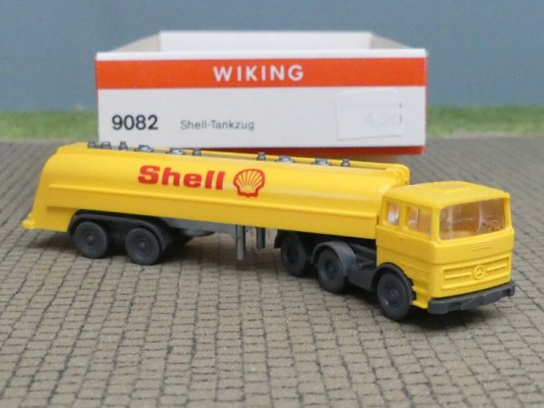 1/160 N Spur Wiking MB NG 1620 SHELL Tanksattelzug 9082
