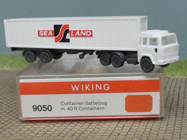 1/160 N Spur Wiking Magirus SEA Land Container-Sattelzug 9050