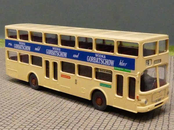 1/87 MAN SD 200 BVG - Wodka Gorbatschow- mit Decals gefertigt
