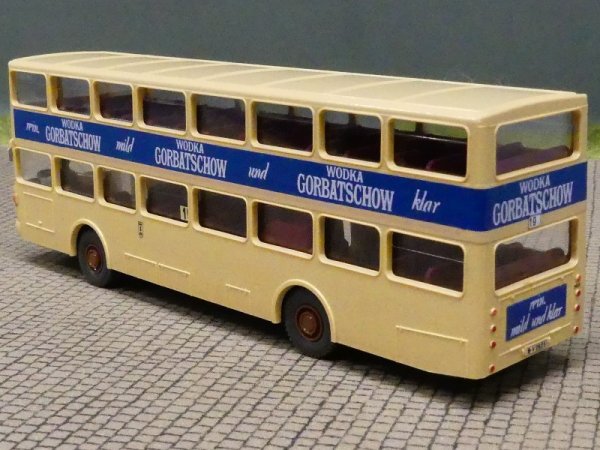 1/87 MAN SD 200 BVG - Wodka Gorbatschow- mit Decals gefertigt