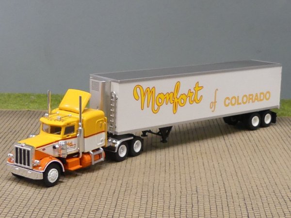 1/87 Brekina Peterbilt 359 Monofort Sattelzug 85719