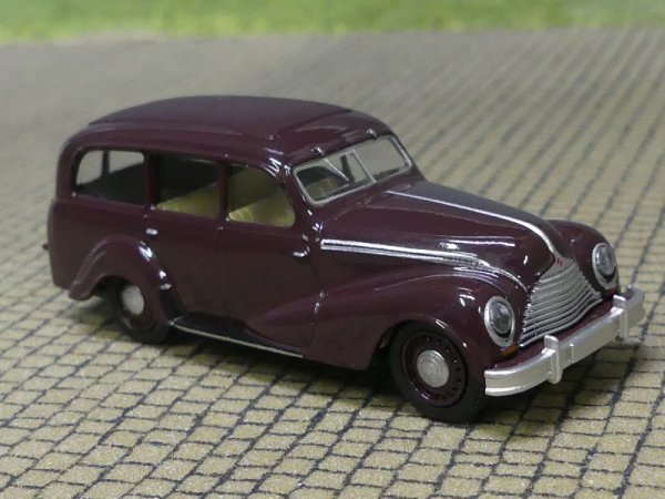 1/87 Brekina EMW 340 Kombi schwarzrot 1950, 27356