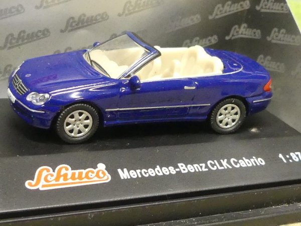 1/87 Schuco MB CLK Cabrio dunkelblau 216000